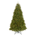 9 ft. Pre-Lit Dunhill Fir Hinged Tree with 900 Clear Lights - holiday-lighting