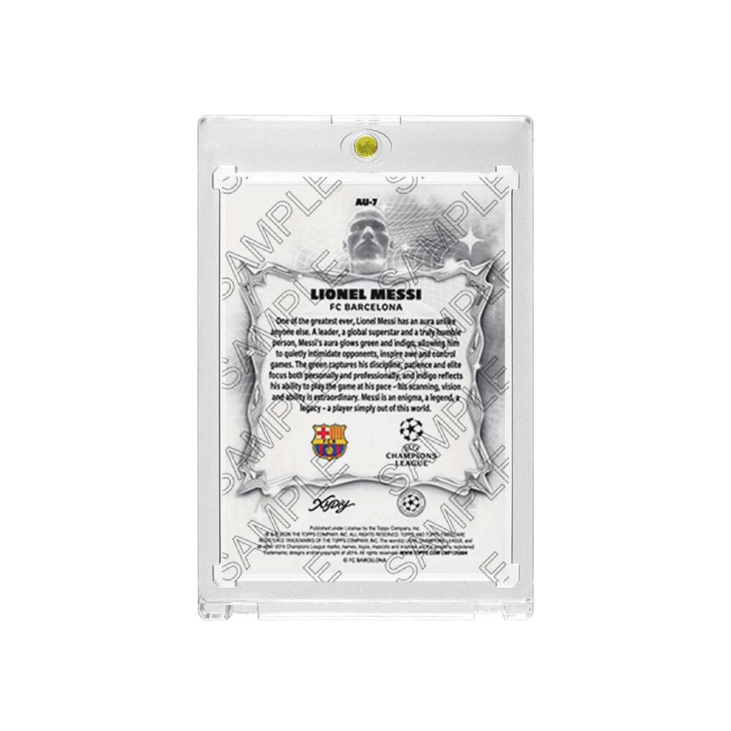 Lionel Messi Aura Football Card Fan Made, Comes With Magnetic Protective Card Case